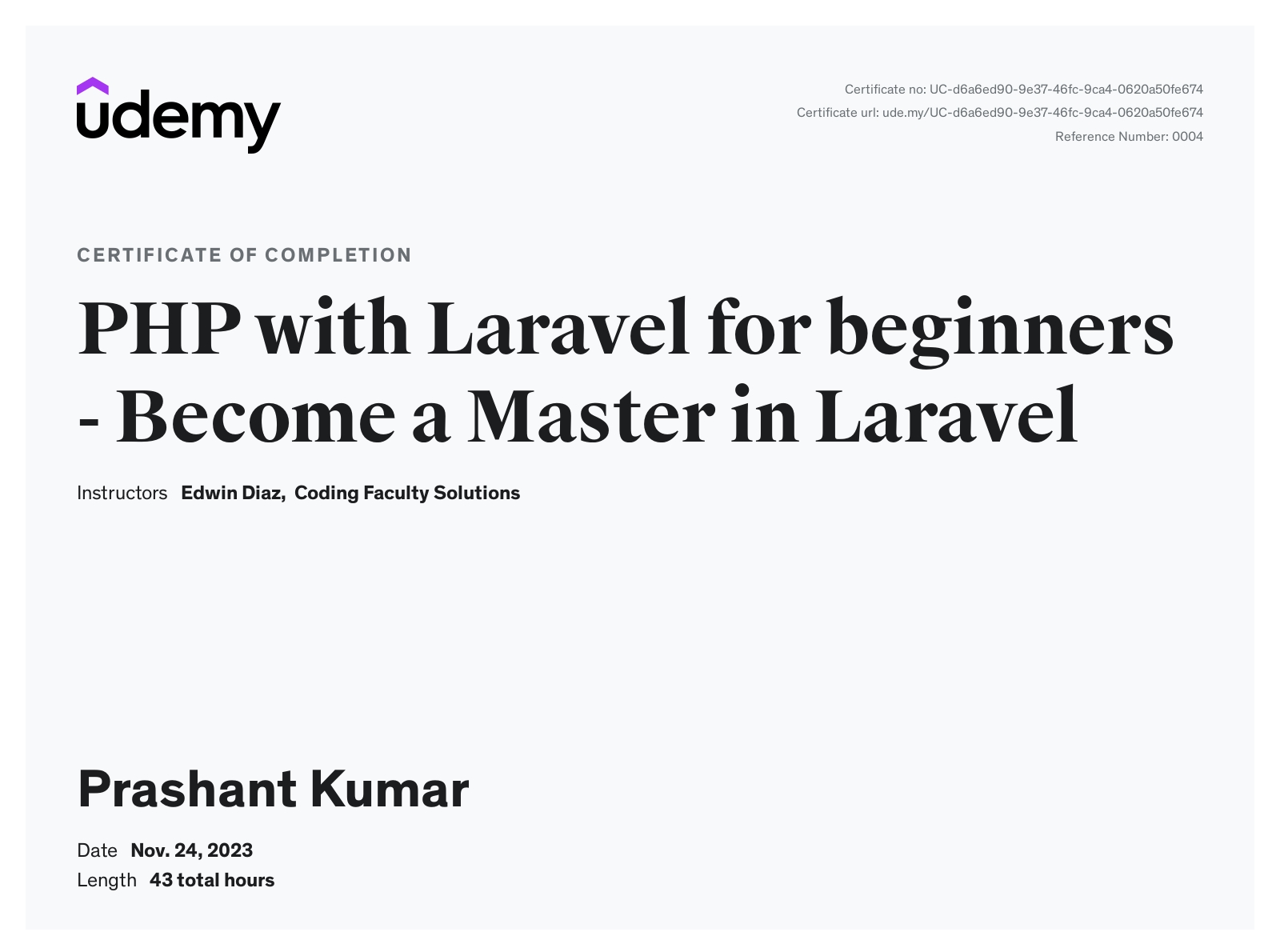 PHP with Laravel for beginners - Become a Master in Laravel